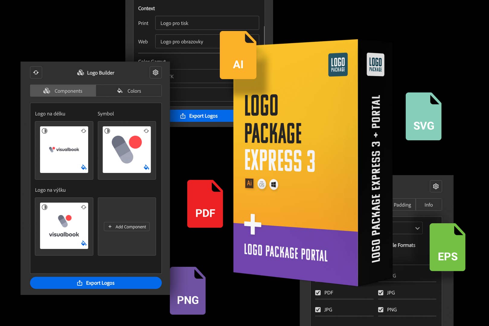Adobe Illustrator plugin: Bleskurychlý export všech verzí a formátů loga na jedno kliknutí